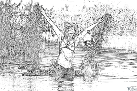 swem Kleurbladsye Om Te Druk